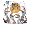 Brontosaure Dinosaure Lune Hurlante