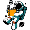 Reading astronaut: Learning in weightlessness