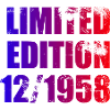 66e anniversaire Edition limitée 12/1958