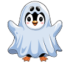 Cute Penguin Halloween Ghost