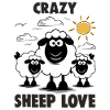 Funny Sheep Crazy Sheep Love