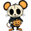 Mouse Halloween Zombie