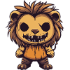 Lion Halloween Zombie