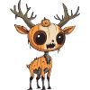 Deer Halloween Zombie