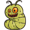 Worm Halloween Funny Zombie