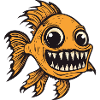 Goldfish Halloween Funny Zombie