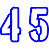 45 Number Symbol