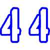 44 Number Symbol
