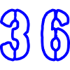 36 Symbole numérique