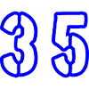 35 Number Symbol