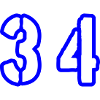 34 Number Symbol