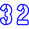 32 Symbole numérique