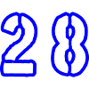 28 Number Symbol