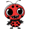 Ladybug Halloween Funny Zombie