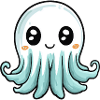 Jellyfish Halloween Comic Ghost