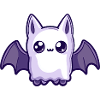 Bat Halloween Comic Ghost