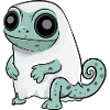Chameleon Halloween Comic Ghost