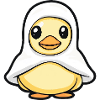 Duck Halloween Comic Ghost
