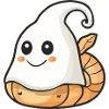 Schnecke Halloween Comic Geist