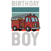 Birthday Boy Firefighter Birthday Boy