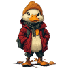 Cute duck