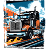 Burnin' Down Truck LIFE trucker