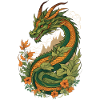Mystical Garden of Dragons