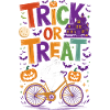 Halloween Skeleton Bat Bike Adventure