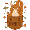 Eichhörnchen Brusttasche - Nut my problem
