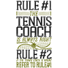 Funny Tennis Player Racket Coach