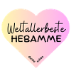 Weltallerbeste Hebamme! Personalisierbar