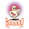 Booing Ghost Funny Ghost Design