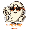 Booing Ghost Funny Ghost Design