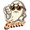 Booing Ghost Funny Ghost Design