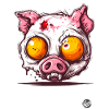 Fried Egg Zombie Pig