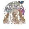 Capybara Capibara Howling Moon