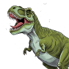 Tshirt Enfant T-Rex Dinosaure
