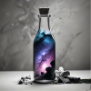 Galaxie im Glas Nebula-Flasche