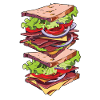 Sandwich Sandwich Snack Célébration