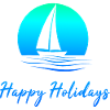 Sailboat Design - Happy Holidays
