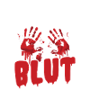 Halloween Costume Blood Smeared