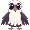 Raven Bird Halloween Comic Ghost