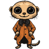 Meerkat Halloween Funny Zombie