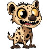 Hyena Halloween Funny Zombie