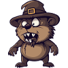 Beaver Halloween Funny Zombie