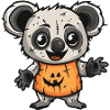 Koala Halloween Zombie