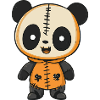 Panda Halloween Zombie