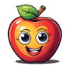 Cartoon Apple