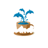 Dolphins and coffee lovers