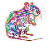 Rat Mouse Pop Art